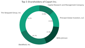 Top 5 shareholders donut chart.png
